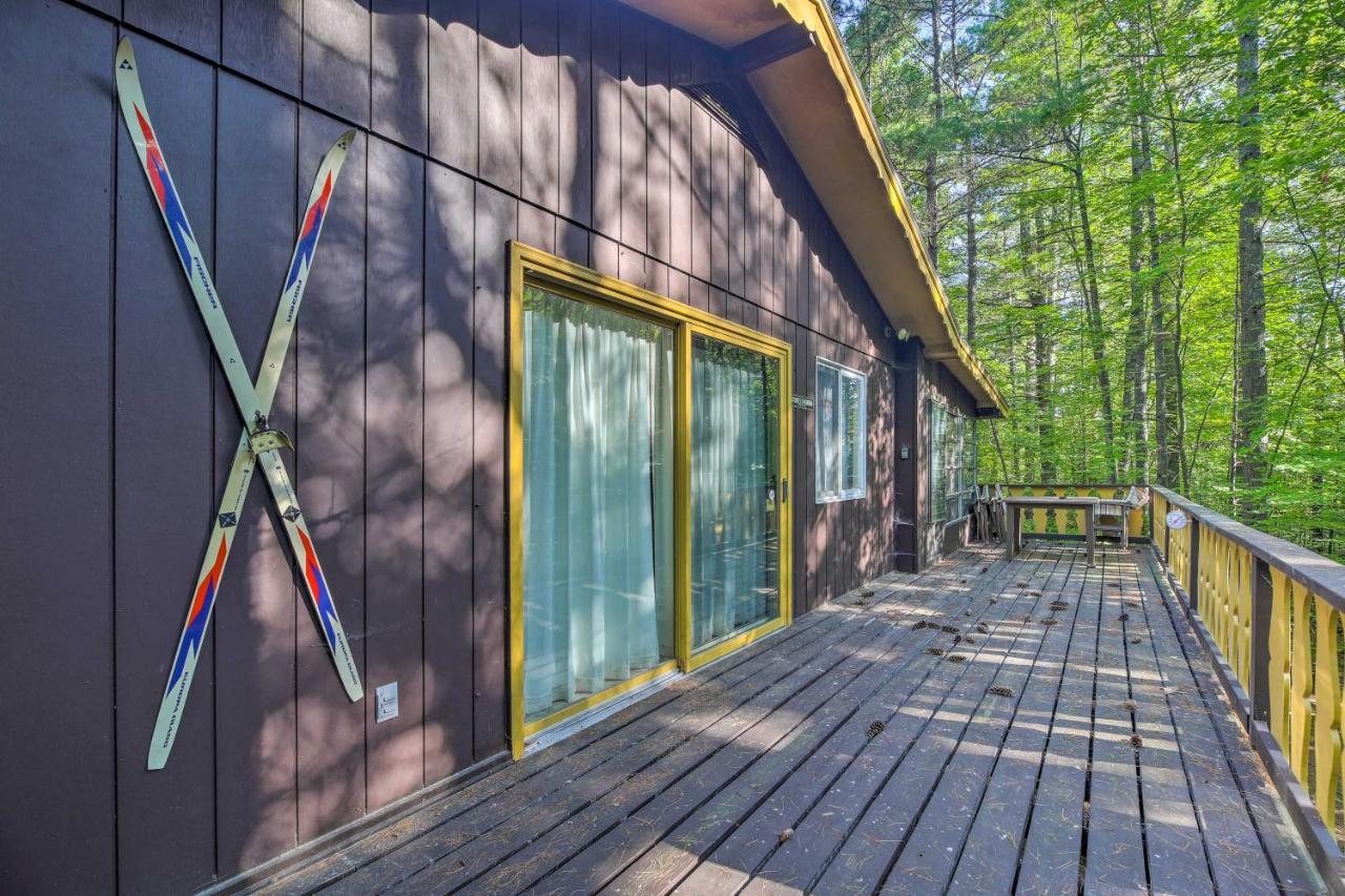 Cozy Adirondacks Cabin Walk To Lake Eaton! Jay Exterior photo