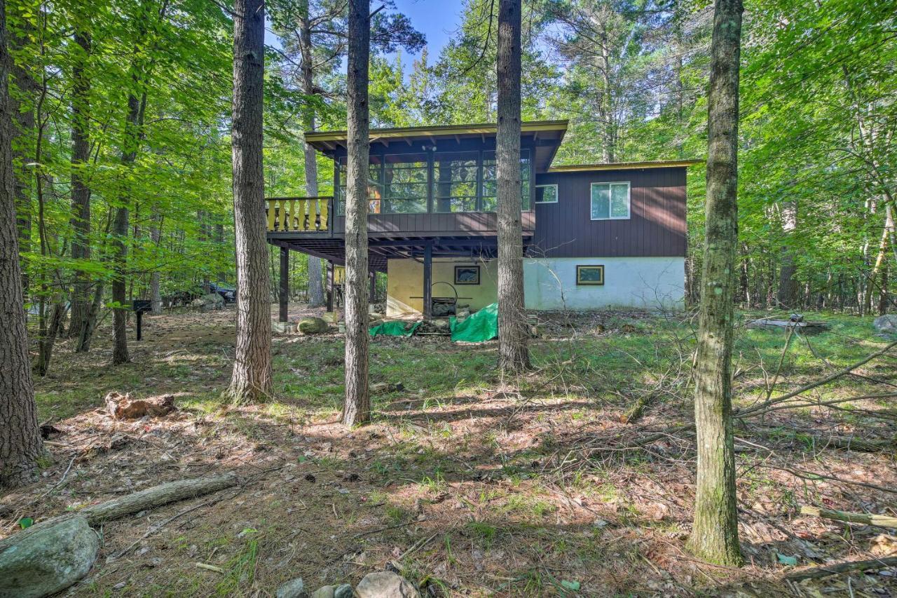 Cozy Adirondacks Cabin Walk To Lake Eaton! Jay Exterior photo